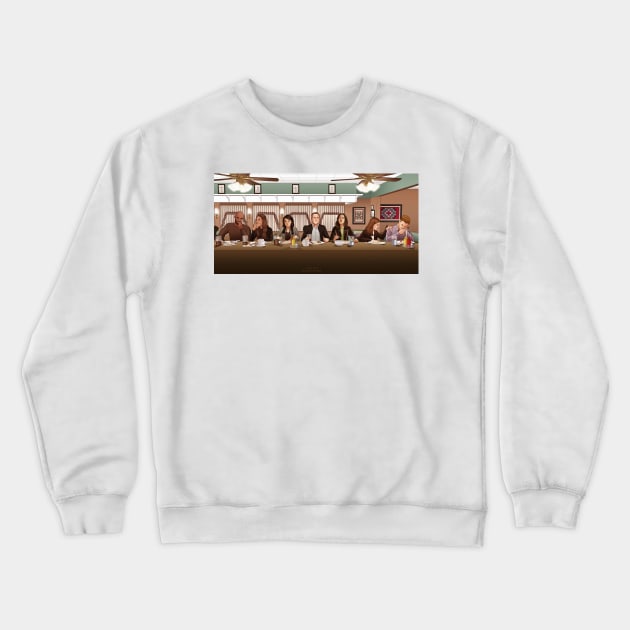 Agents of SHIELD - Last Supper at Rae's Crewneck Sweatshirt by eclecticmuse